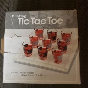 Shot Glass Tic Tac Toe Game
